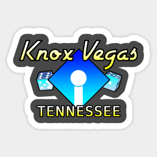 Knox Vegas Tennessee Sticker